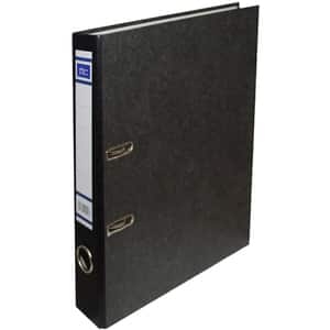 Biblioraft RTC Simplu, A4, 50 mm, marmorat, negru