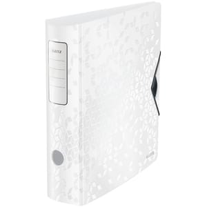 Biblioraft LEITZ 180 Active WOW, polyfoam, A4, 82 mm, alb