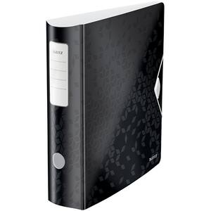 Biblioraft LEITZ 180 Active WOW, polyfoam, A4, 82 mm, negru