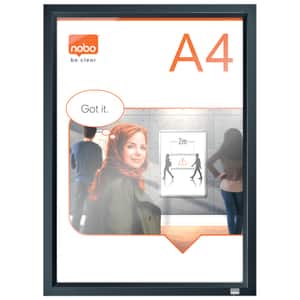 Rama pentru perete NOBO Impression Pro, A4, gri