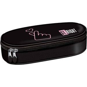 Penar MAJEWSKI ST Right PC01 design inima, negru-roz