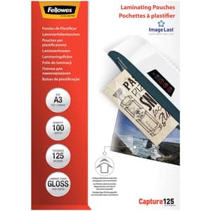 Folie laminat FELLOWES, 125 microni, A3, 100 bucati