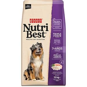 Hrana uscata pentru caini NUTRIBEST, Senior, Pui si Orez, 15 kg