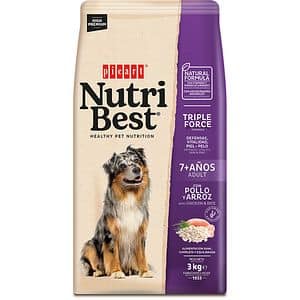 Hrana uscata pentru caini NUTRIBEST, Senior, Pui si Orez, 3 kg