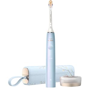 Periuta de dinti electrica PHILIPS Sonicare Prestige HX9997/32, 62000 miscari/min, Tehnologie SenseIQ, 5 programe, 2 capete, bleu