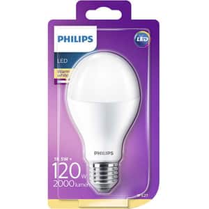 Bec LED PHILIPS A67 (120W), E27, 18.5W, 2000lm, lumina calda