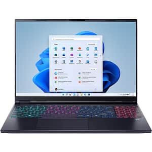 Laptop Gaming Acer Predator Helios Neo 16S AI PHN16S-71-96JZ, Intel Core Ultra 9 275HX pana la 5.4GHz, 16" WQXGA, 64GB, SSD 2TB, NVIDIA Geforce RTX 5070Ti 12GB, Windows 11 Pro, Abyssal Black