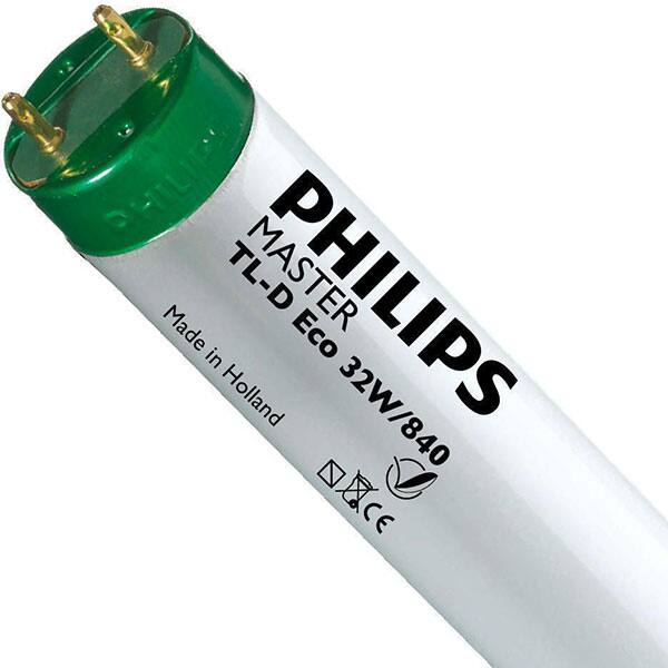 Tub fluorescent PHILIPS MASTER TL-D Eco 32W/865, 32W, G13, 121cm, lumina rece