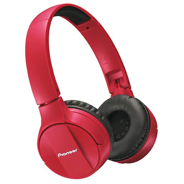 Casti PIONEER SE-MJ553BT-R, Bluetooth, On-Ear, Microfon, rosu