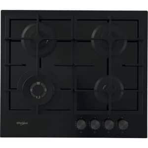 Plita incorporabila WHIRLPOOL GOFL 629/NB1, Gaz, 4 arzatoare, Wok, negru