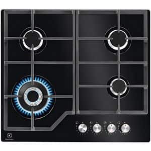 Plita incorporabila ELECTROLUX KGG64362K, Gaz, 4 arzatoare, Wok, negru