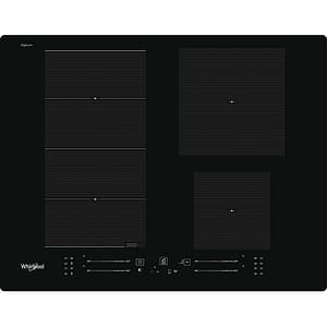 Plita incorporabila WHIRLPOOL WF S2765 NE/IXL, Inductie, 4 arzatoare, Touch Control, negru