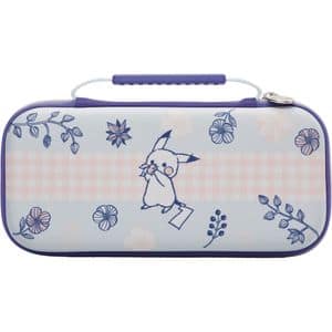 Husa de protectie pentru Nintendo Switch/OLED/Lite POWERA Pikachu Garden NSCS0256-01, gri