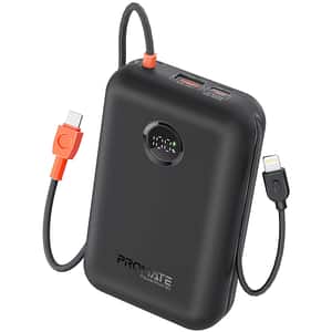 Baterie externa PROMATE Powerpod-30, 30000mAh, 2xUSB-C, negru