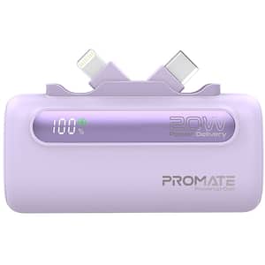 Baterie externa PROMATE Power-Up, 5000mAh, 2xUSB-C, mov