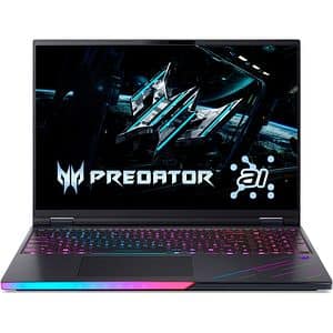 Laptop Gaming ACER Predator Helios 16 AI OLED PH16-73-941G, Intel Core Ultra 9 275HX pana la 5.4GHz, 16" WQXGA, 32GB, SSD 1TB, NVIDIA GeForce RTX 5070 Ti 12GB, Free DOS, Abyssal Black