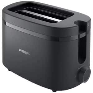Prajitor de paine PHILIPS Essentials Collection HD2510/90, 2 felii, 1000W, negru