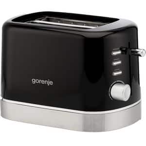 Prajitor de paine GORENJE T800DB, 2 felii, 800W, negru-argintiu