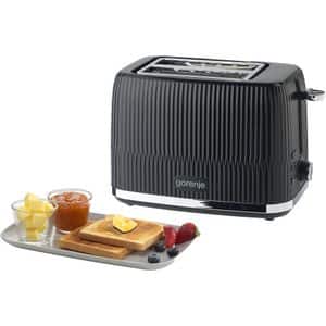 Prajitor de paine GORENJE T850DPB, 2 felii, 850W, negru-argintiu