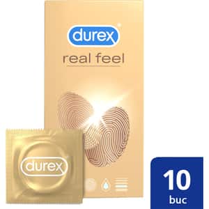 Prezervative DUREX Real Feel, 10buc