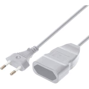 Prelungitor fisa HOME NV 12-5, 1 prize, 5m, Alb