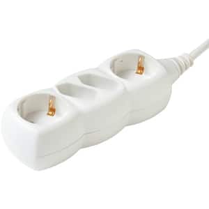 Prelungitor cu protectie HOME NV 14-3, 4 prize, 3m, Alb