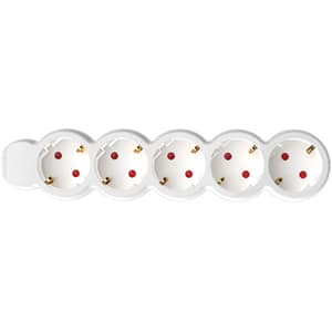 Prelungitor cu protectie HOME NV 5-3, 5 prize, 3m, Alb