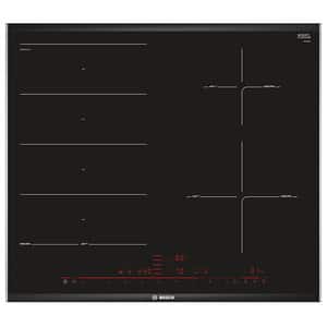 Plita incorporabila BOSCH PXE675DC1E, Inductie, 4 arzatoare, Touch Control, negru