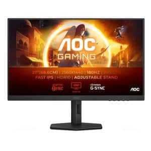 Monitor Gaming LED IPS AOC Q27G4XF, 27", QHD, 180Hz, negru