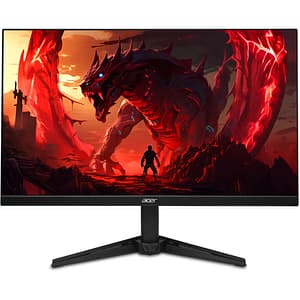 Monitor Gaming LED IPS ACER Nitro QG241YX1, 23.8", Full HD, 200Hz, AMD FreeSync, HDR10, boxe, negru