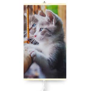 Panou radiant de perete TRIO Kittens, 2 trepte de putere, 420W, multicolor