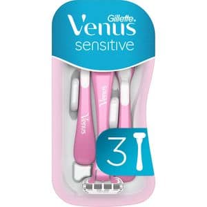 Aparat de ras de unica folosinta GILLETTE Venus Sensitive Skin Elixir, Femei, 3 bucati