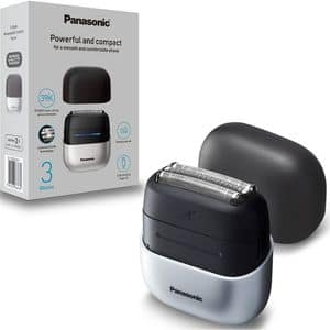 Aparat de ras portabil PANASONIC ES-CM3BKS503 Seria 700, Wet&Dry, autonomie 45 min, 2 elemente de taiere, argintiu