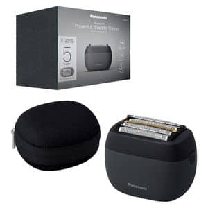 Aparat de ras portabil PANASONIC ES-PV3B-K803 Seria 900, Wet&Dry, autonomie 50 min, 5 elemente taiere, husa voiaj, negru