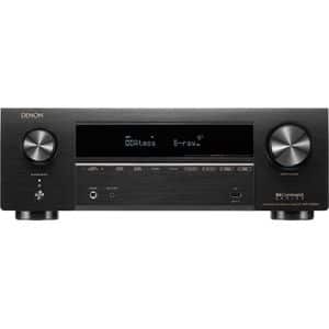 Receiver AV DENON AVR-X1800H, 80W, Bluetooth, Dolby Atmos, DTS:X, negru