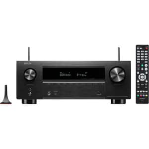 Receiver AV DENON AVR-X 2800H, 500W, Bluetooth, Wi-Fi, Ethernet, Dolby Atmos, DTS:X, negru