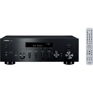 Receiver AV YAMAHA R-N600A, 80W, Wi-Fi, Bluetooth, negru