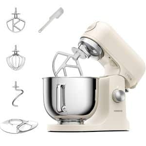Robot de bucatarie KENWOOD kMiX KMX751ACR, vas 5l, 1000W, 6 trepte viteza, bej