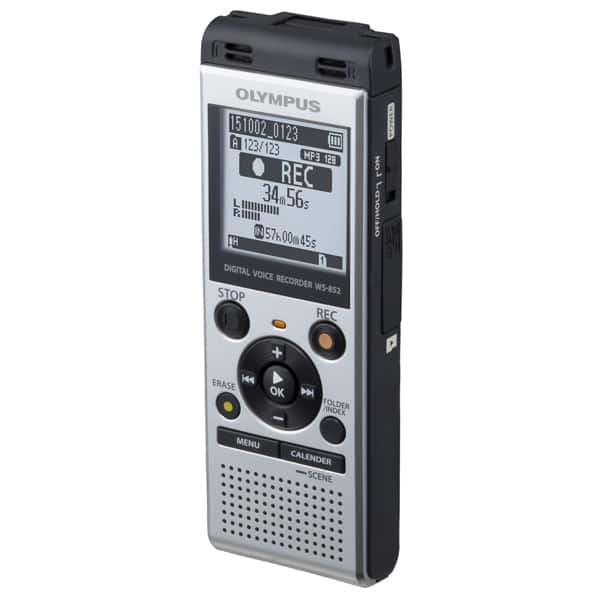 Reportofon stereo digital OLYMPUS WS-852, 4GB, argintiu