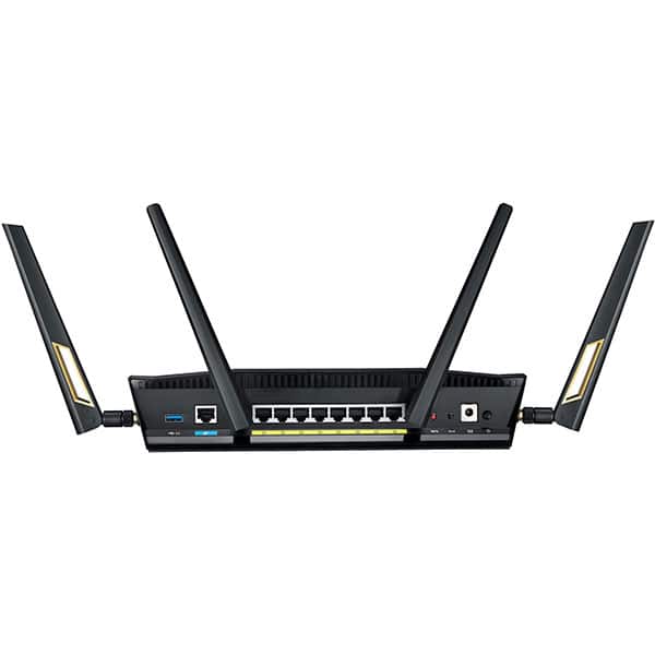 Antagonism accept Siege Router Wireless Gigabit ASUS RT-AX88U, Dual-Band 1148 + 4804 Mbps, USB 3.0,  negru