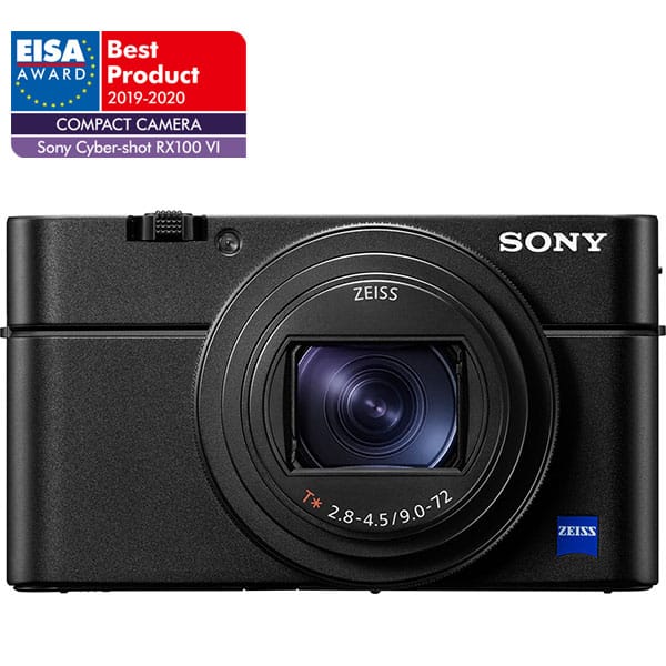 Aparat foto digital SONY Cyber-Shot DSC-RX100M6, 20.1 MP, 4K HDR, Wi-Fi, negru