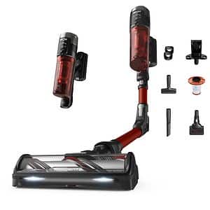 Aspirator vertical ROWENTA X-Force Flex 13.60 RH9A73WO, 0.65l, 25.9V, autonomie max 60 min, rosu-negru