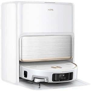 Aspirator robot MOVA V70 Ultra Complete Robot Vacuum RLV77CE-WH, 0.3l, autonomie max 220 min, alb-argintiu