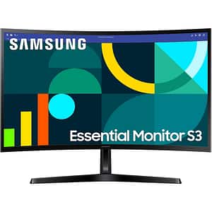 Monitor Gaming curbat LED VA SAMSUNG Essential S3 S36GD LS27D366GAUXEN, 27", Full HD, 100Hz, negru
