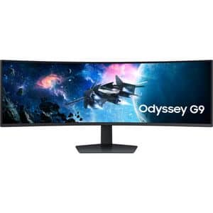 Monitor Gaming curbat LED VA SAMSUNG Odyssey G9 G95C LS49CG950EUXEN, 49", Dual UHD, 240Hz, AMD FreeSync Premium Pro, HDR1000, negru