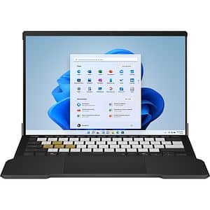 Laptop Gaming ASUS ROG Flow Z13 (2025) GZ302EAC-RU199W, AMD Ryzen AI MAX+ 395 pana la 5.1GHz, 13.4" WQXGA, 128GB, SSD 1TB, AMD Radeon Graphics, Windows 11 Home, Decennium Gold
