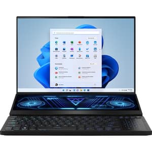 Laptop Gaming ASUS ROG Zephyrus Duo 16 GX650PY-NM049W, AMD Ryzen 9 7945HX pana la 5.4GHz, 16" WQXGA, 32GB, SSD 2TB, NVIDIA GeForce RTX 4090 16GB, Windows 11 Home, negru