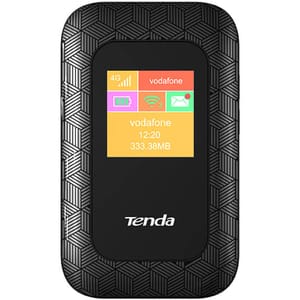 Router Wireless portabil TENDA 4G185 v3.0, 4G LTE, Single-Band 150 Mbps, MicroUSB, negru