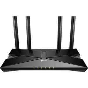 Router Wireless Gigabit TP-LINK Archer AX1800, Wi-Fi 6, Dual-band 574+1201 Mbps, negru