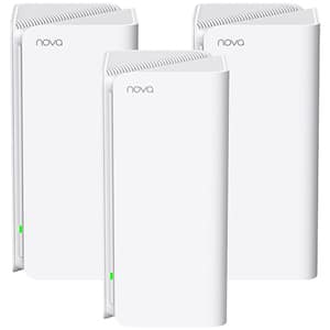 Sistem Wireless Mesh Gigabit TENDA MX15 Pro AX5400, Wi-Fi 6, Dual-band 574 + 4804 Mbps, 3 buc, alb